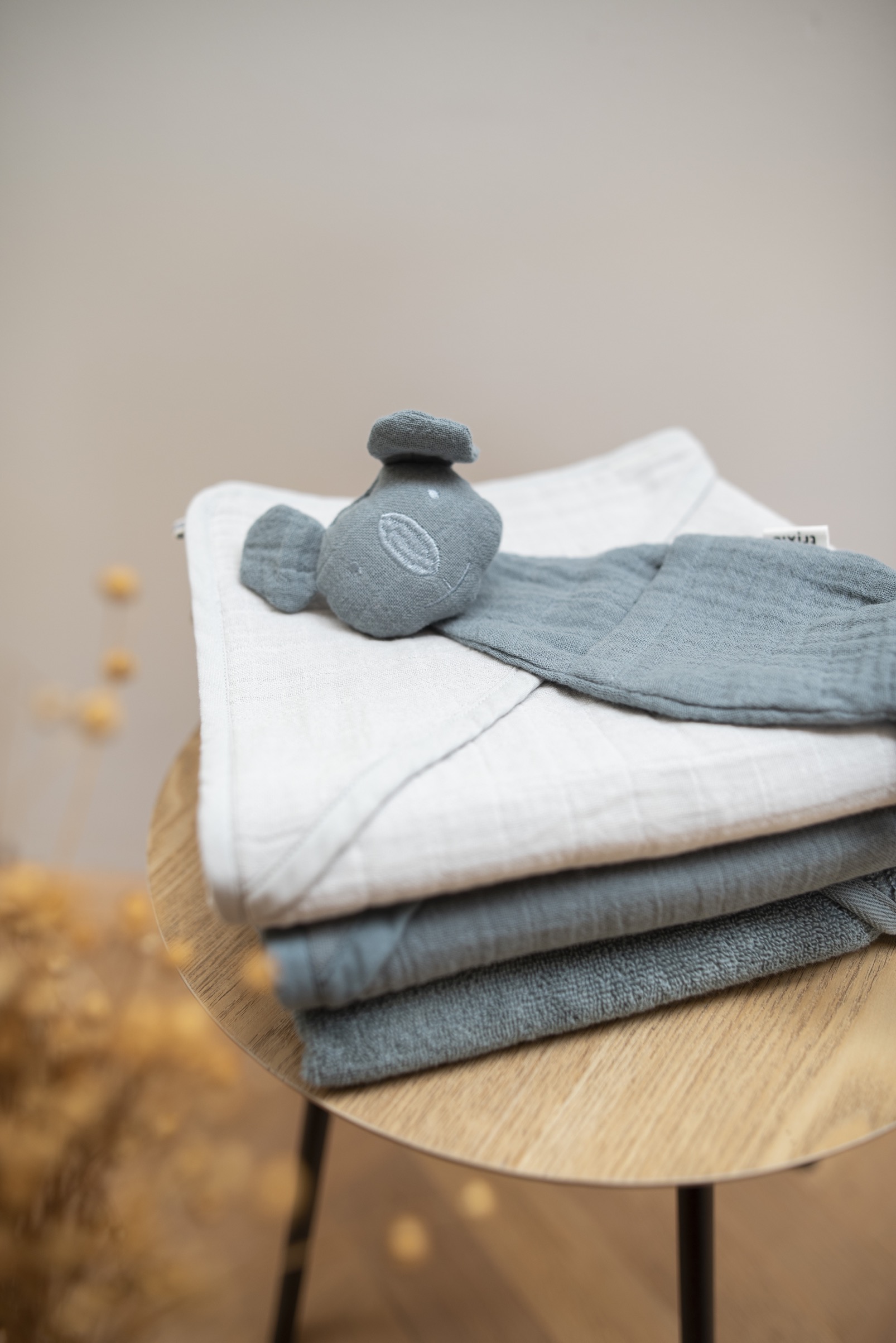 Hooded towel - Bliss Grey